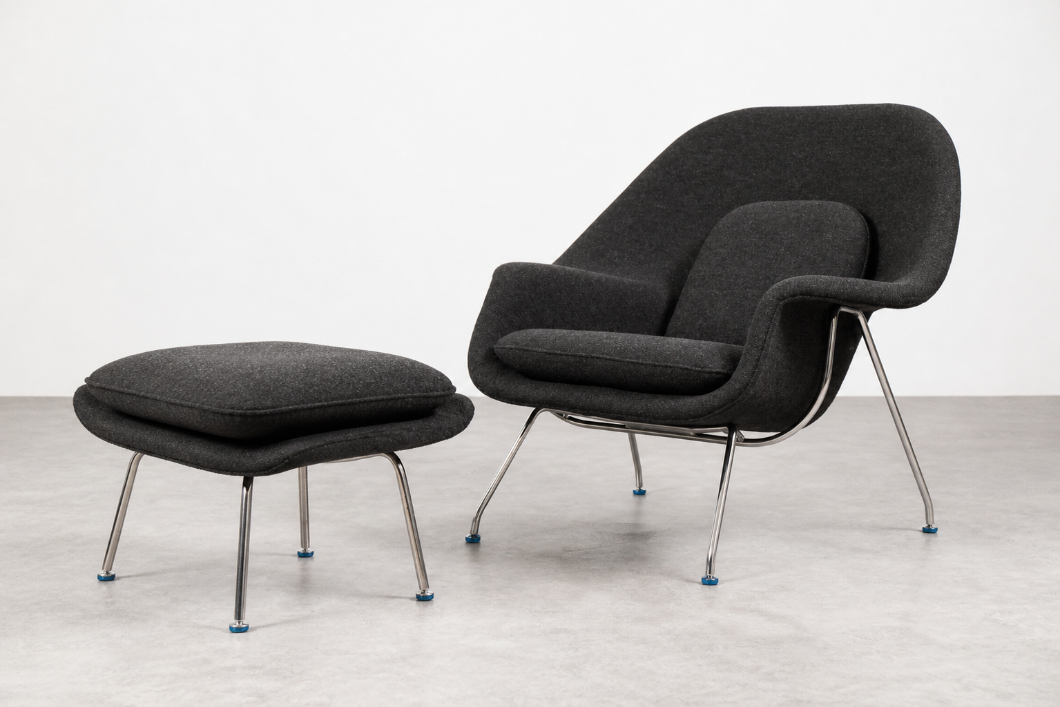 WOMB CHAIR OTTOMAN SET