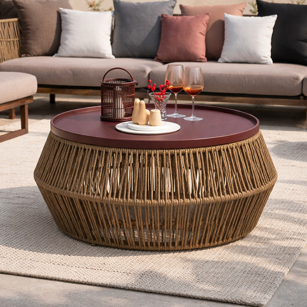 Round Coffee Table - Görsel 3